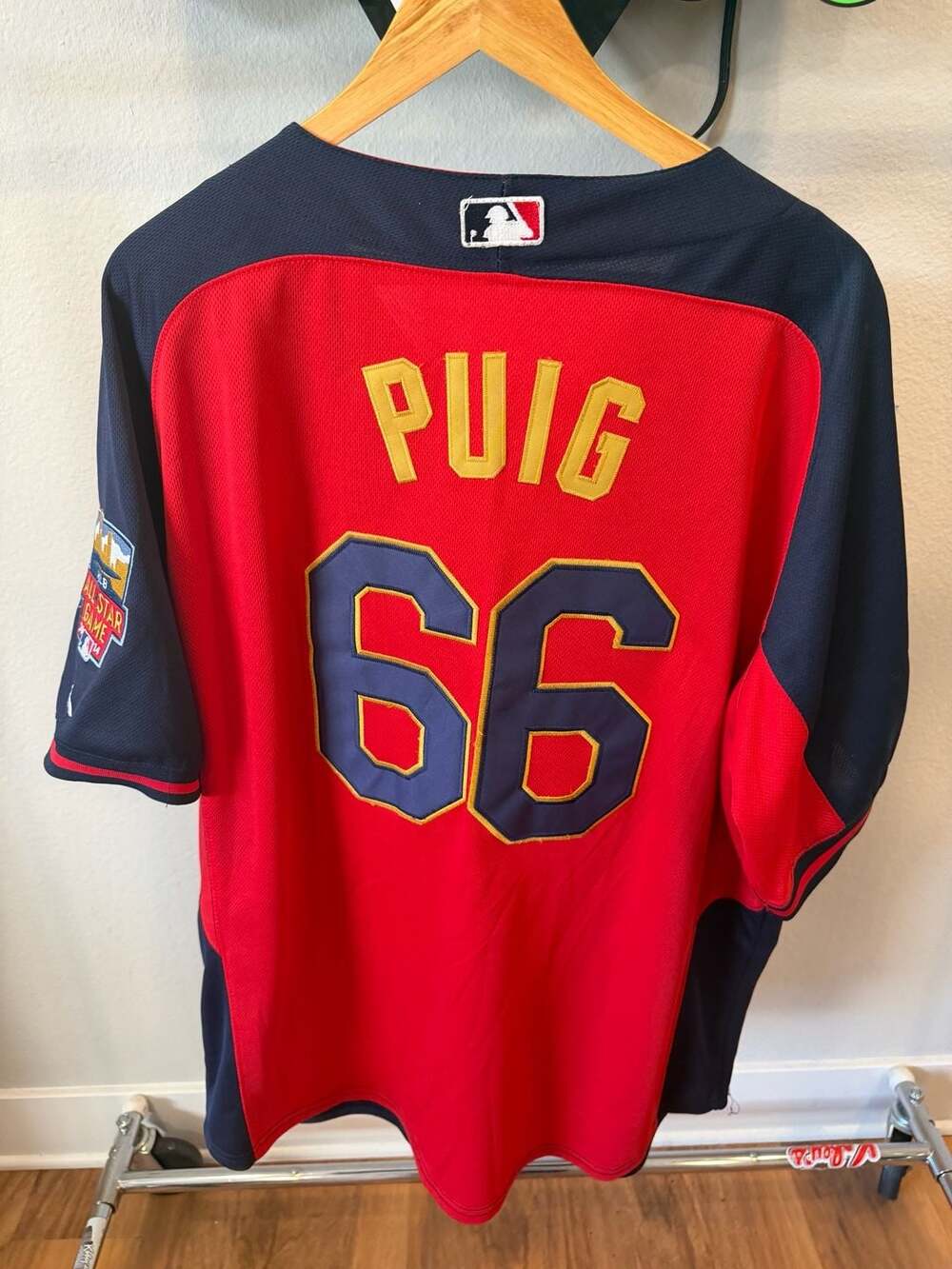Majestic Authentic 2014 MLB All-Star Game Yasiel Puig National League Jersey